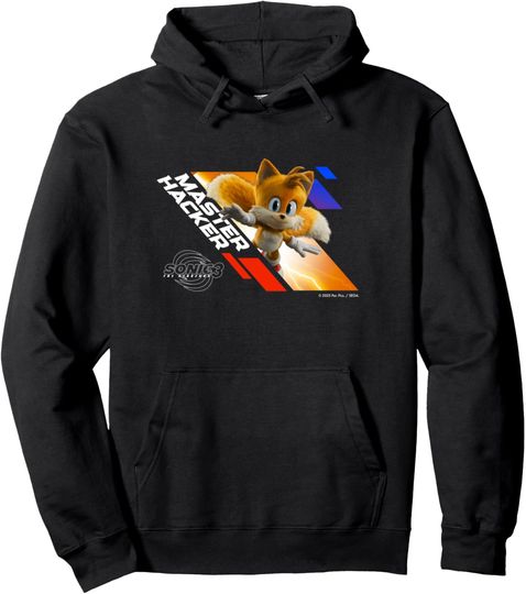 Discover Sonic the Hedgehog 3 - Tails "Master Hacker" Pullover Hoodie