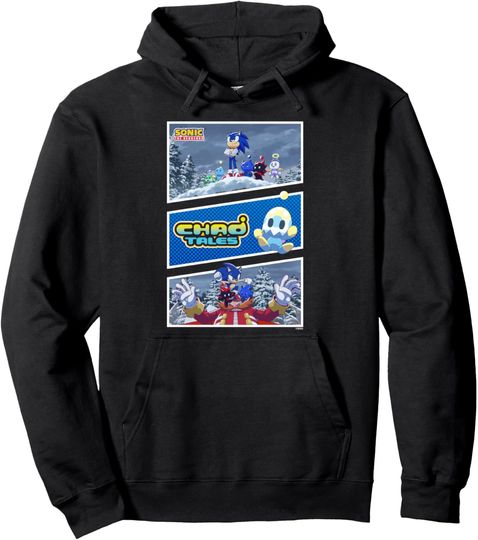 Discover Sonic the Hedgehog - Chao Tales Sonic vs. Dr. Eggman Pullover Hoodie