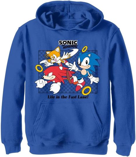 Discover Sonic The Hedgehog Boys' Fast Lane Friends Short Sleeve Crew Tee