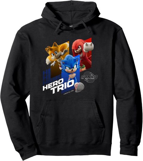Discover Sonic the Hedgehog 3 - "Hero Trio" Pullover Hoodie
