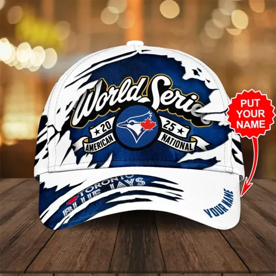 Discover Personalized   Blue Jays World Series 2025 Classic Cap –  7960
