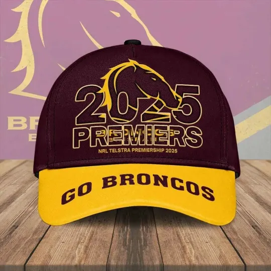 Discover Brisbane Broncos 2025 NRL Premiers Classic Cap