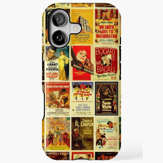 Discover Affiches de films classiques d'Hollywood Coque iPhone