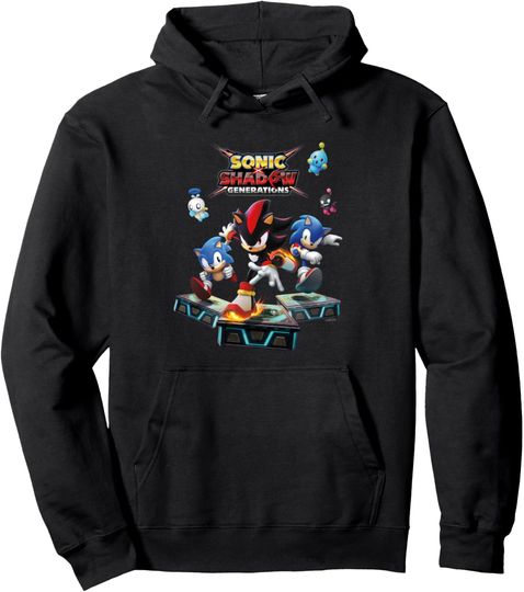 Discover Sonic the Hedgehog, Sonic X Shadow Generations - Key Art Pullover Hoodie