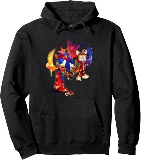 Discover Sonic Forces - Dragonfire Sonic & Dragonclaw Tails Pullover Hoodie