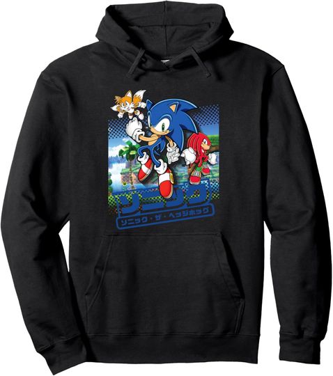 Discover Sonic the Hedgehog - Sonic & Friends Pullover Hoodie