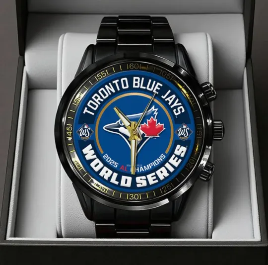 Discover Toronto Blue Jay Wincraft 2025 American League Champions Stainless Steel Watch