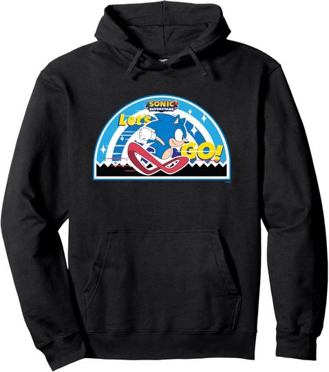 Discover Sonic the Hedgehog, Sonic Superstars - "Let's go!" Pullover Hoodie