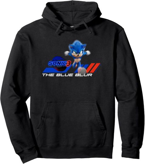 Discover Sonic the Hedgehog 3 - Sonic "The Blue Blur" Pullover Hoodie