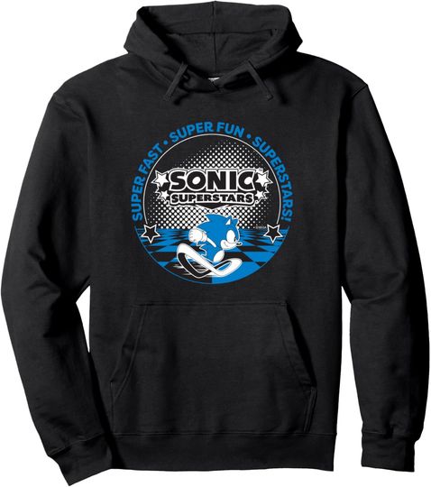 Discover Sonic the Hedgehog, Sonic Superstars - Super Fast, Super Fun Pullover Hoodie
