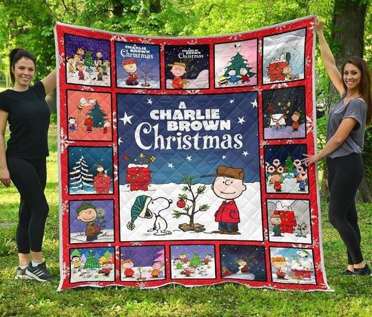 Discover Personalized Sn00py Cartoon Fleece Blanket, Sherpa Bedding Quilt