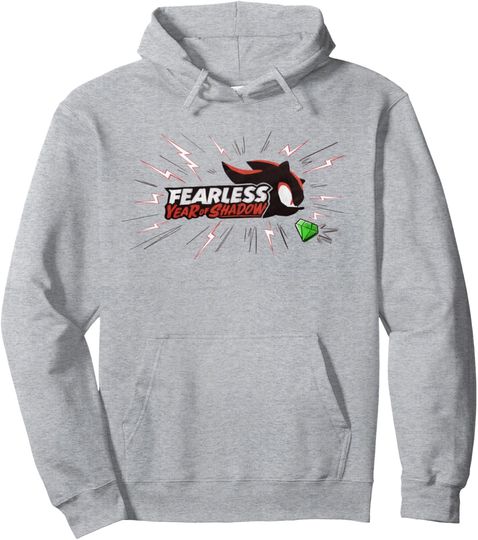 Discover Sonic the Hedgehog, Fearless: Year of Shadow sketchpad logo Pullover Hoodie