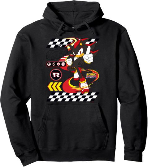 Discover Sonic Racing CrossWorlds - Ultimate Driver Shadow Pullover Hoodie