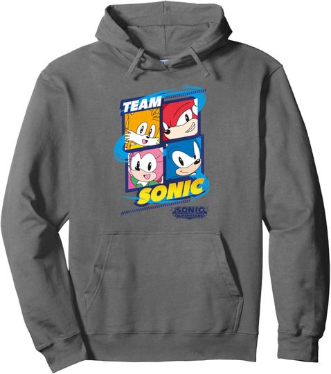 Discover Sonic the Hedgehog, Sonic Superstars - Team Sonic Pullover Hoodie