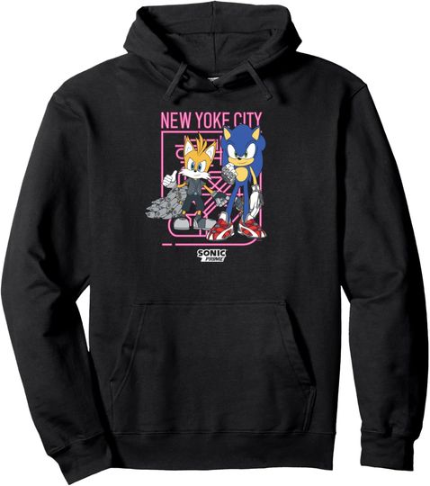 Discover Sonic the Hedgehog, Sonic Prime - New Yoke City Pullover Hoodie