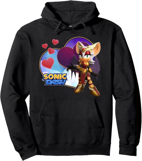 Discover Sonic Dash - Valentine Rouge Pullover Hoodie