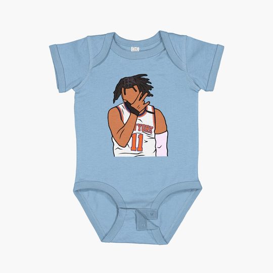 Discover Jalen Brunson 3 Point Celebration Baby One-Piece