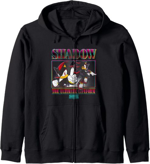 Discover Sonic The Hedgehog Shadow The Ultimate Lifeform Gradient Zip Hoodie