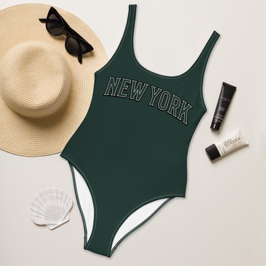 Discover New York Football Bikini, Swimsuit for Fan, Womens Game Day Outfit, Sports Fan Clothing