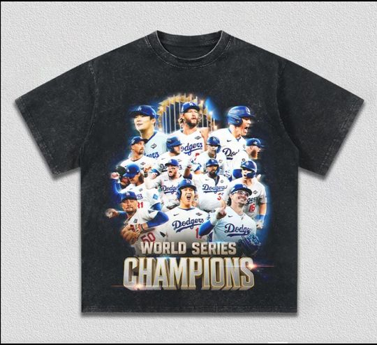 Discover World Series Champions 2025 Washed Shirt, Lets Go Los Angeles, Baseball The Champion Shirt