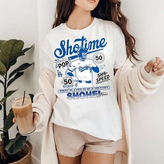Discover Shohei Ohtani Dodgers Baseball T-Shirt
