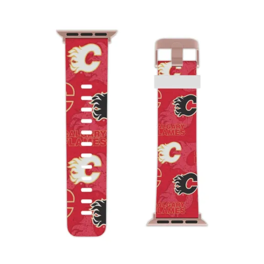 Discover Calgary Flames Watch Band for Apple Watch
