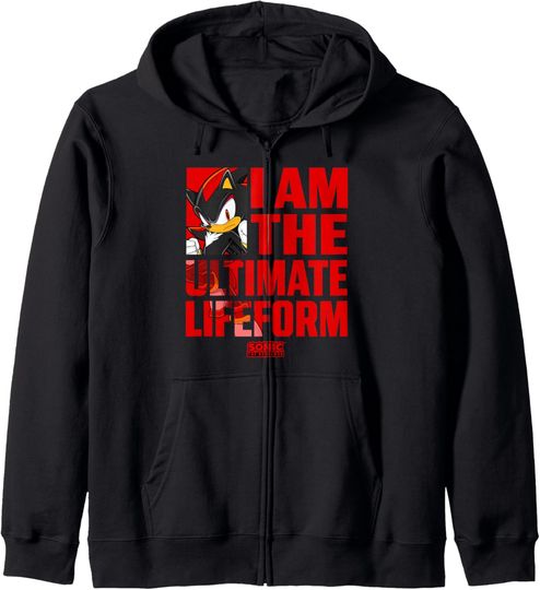Discover Sonic The Hedgehog Father's Day I Am The Ultimate Lifeform Zip Hoodie