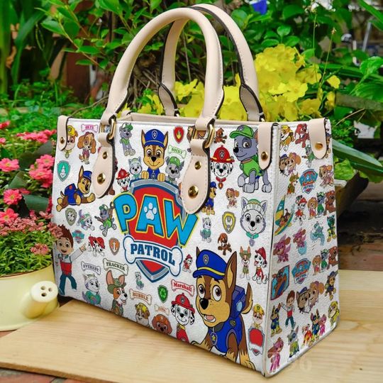 Funny Ryder Paw Patrol Halloween Women Leather Handbag, Lover Ryder Paw Patrol Handbag