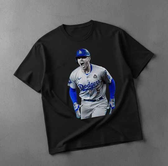 Discover Freddie Freeman T-Shirt: Los Angeles Baseball, Unisex Oversized Fit