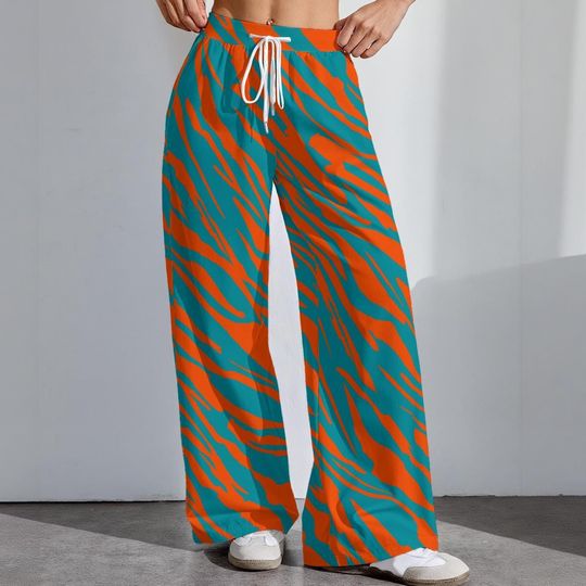 Discover Miami Football High Waist Pants, Stretch Flare Pants, Game Day Outfit, Womens Athletic Pants, Tailg