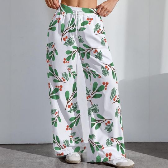 Discover Christmas Holiday Womens Stretch Pants, Festive Outfit Bottoms, Cozy Christmas Leggings