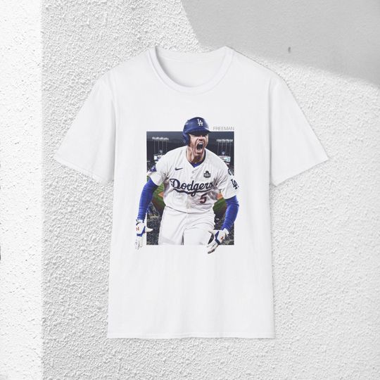 Discover Freddie Freeman Los Angeles Baseball Unisex T-Shirt, Sports Apparel, Gift for Him - Baseball Tee, LA Baseball Shirt, Baseball Fan Gift,