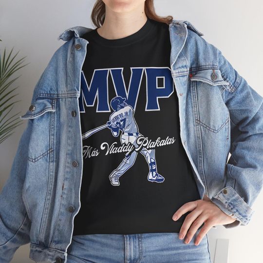 Discover Ms Vladdy Plakitas MVP Toronto Blue Jays Baseball MLB 2025 shirt,  Baseball Fan Apparel, Sports Gift, Casual Wear, Unique Graphic Tee