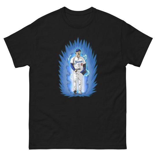 Discover Yoshinobu Yamamoto Super Saiyan, Los Angeles Dodgers T-Shirt, Unisex