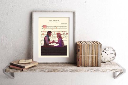 Discover Tangled Lanterns Sheet Music Art Print