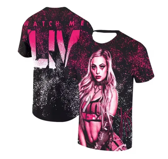 Discover Summer Kids and Adult Liv Morgan Ripple 3D Printed Wrestling T-Shirt