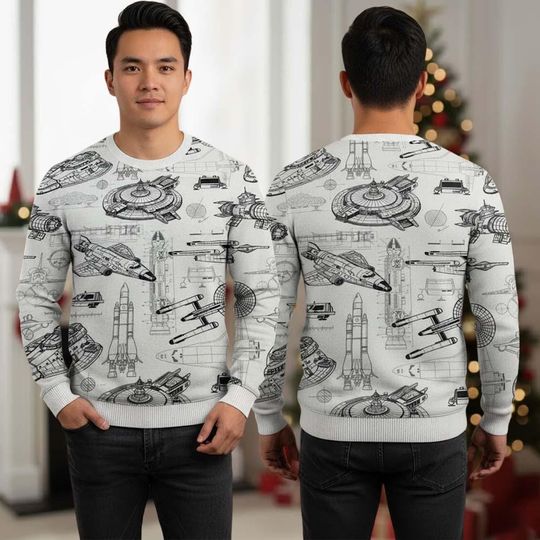 Discover Retro Disney Star Wars Christmas Sweater, Disneyworld 2025 Xmas Sweatshirt
