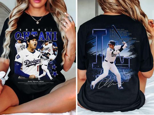 Discover Shohei Ohtani Baseball T-Shirt: Game Day Unisex Tee Christmas Gift For Fan