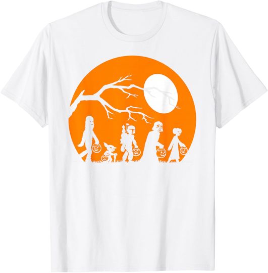 Discover Star Wars Trick Or Treat Halloween Silhouette T-Shirt