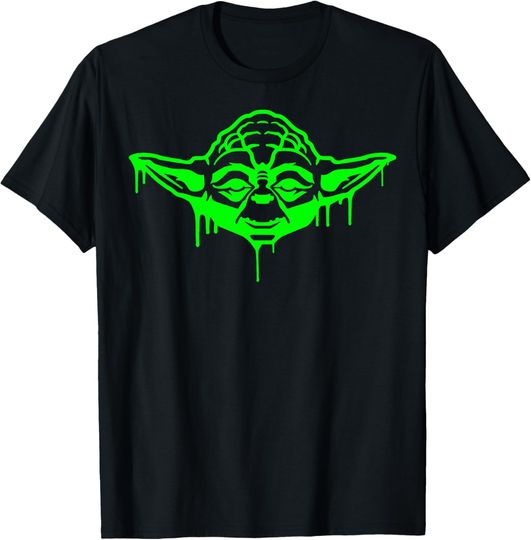 Discover Star Wars Halloween Yoda Oozing Portrait T-Shirt