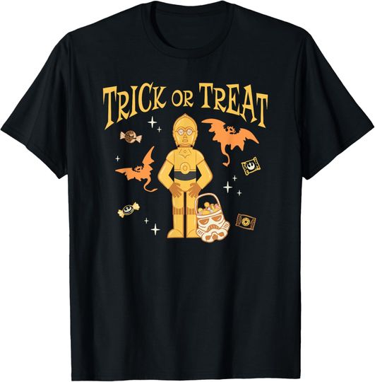 Discover Star Wars Halloween C-3PO Trick Or Treat T-Shirt