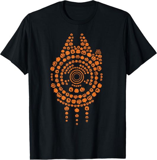 Star Wars Halloween Millennium Falcon Pumpkins T-Shirt