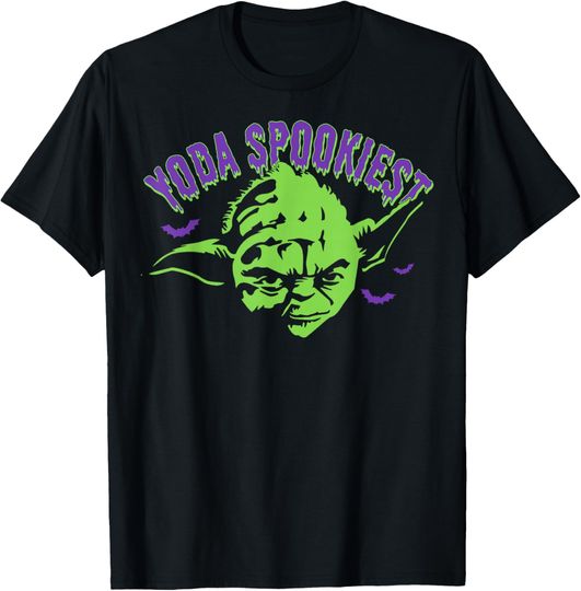 Discover Star Wars Halloween Green Yoda Spookiest T-Shirt