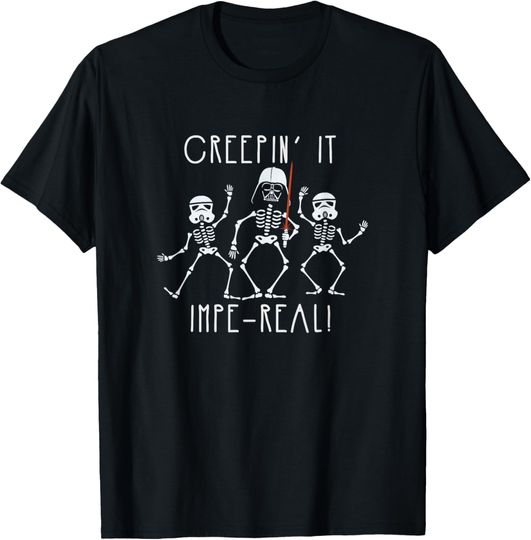Discover Star Wars Classic Halloween Creepin' It Impe-Real! T-Shirt