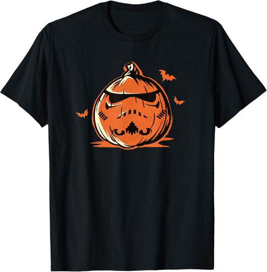 Star Wars Stormtrooper Pumpkin Jack-o’-Lantern Halloween T-Shirt