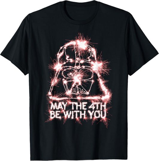 Discover Star Wars Darth Vader May The 4th Be With You Sparkler T-Shirt