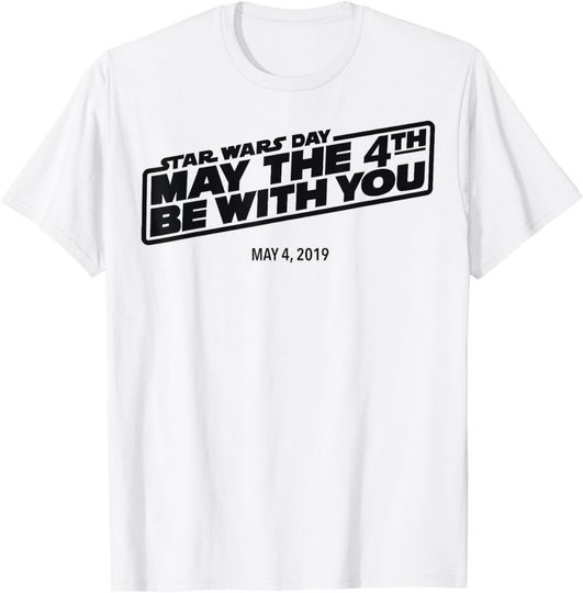 Discover Star Wars Day May The 4th Be With You Simple Logo T-Shirt