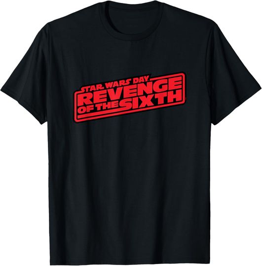 Discover Star Wars Day Revenge of the Sixth May 6th Angled Logo T-Shirt