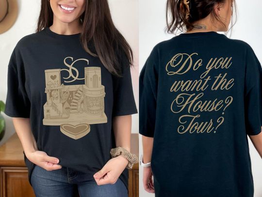 Discover Sabrina House Tour Shirt, Double Sided Fandom Tee