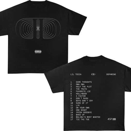 Discover Dopamine Lil Tecca 2 sided T-Shirt
